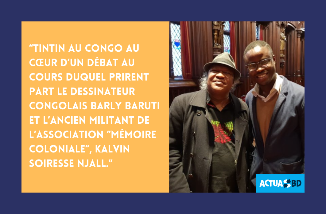 Kalvin Soiresse Njall Tintin au Congo